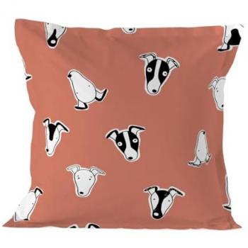 Funda de Almohada Multicolor Baleno Teen Greyhound 60 x 60 cm HappyFriday