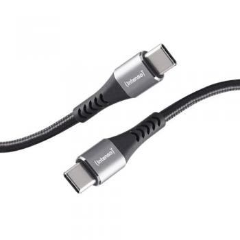 Cable USB-C a USB-C Intenso C315C de 1,5 m, carga rápida hasta 60 W, color negro