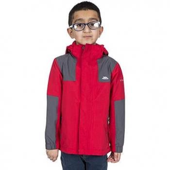 Trespass Parka Jacket, Boys, Rojo, 3-4 Años