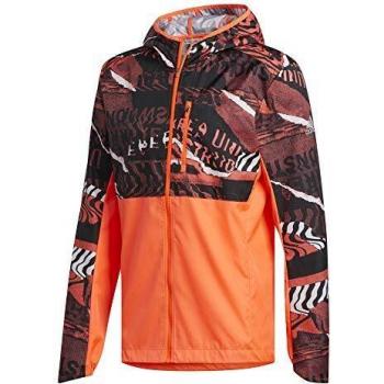 adidas Own The Run Jkt Chaqueta de Deporte, Hombre, Solar Red/Glory Red/Black, M