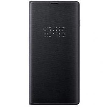 Samsung EF-NG973PBEGWW - Funda LED View Para Galaxy S10, Negro