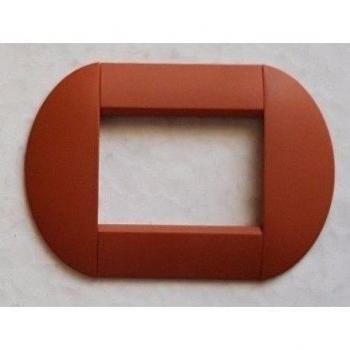 Placa Compatible Living Internacional Bticino Cotto 4 Foros