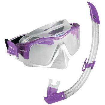 Combo de snorkel Aqua Lung Sport Versa Lila