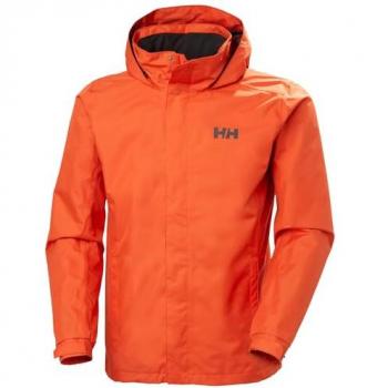 Helly Hansen Dubliner Men's Lightweight Shell Rain Jacket - Bright Orange XL