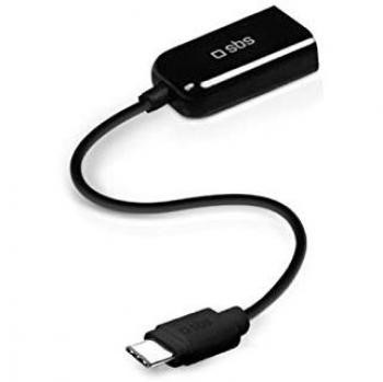 Adaptador USB-C a USB-A 0.15 m Negro - SBS TECABLEOTGTCK