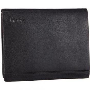 Maitre equo 06/95/01287 - Monedero de cuero unisex, color negro, talla 10x13x2 cm