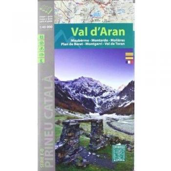 Vall d'Aran, mapa excursionista. Escala 1:40.000, Español, català, Français. Alpina Editorial. - Alpina Editorial