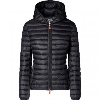 SAVE THE DUCK Lightweight Transitional Jacket Daisy Black Women's Size 42