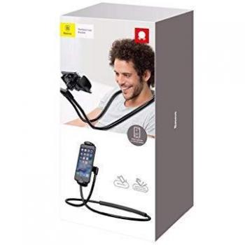 Soporte Portátil para Smartphone y Tablet de 4'' a 10'' con Cuello Percha Rotativo