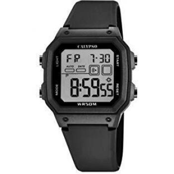 Reloj Digital Calypso K5812/2 para Hombre con Correa de Caucho Multicolor