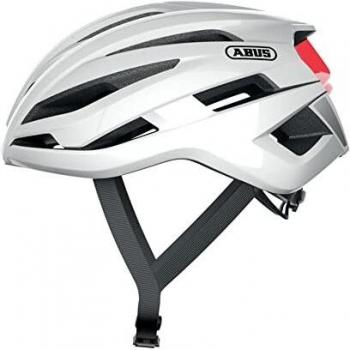 ABUS StormChaser - Casco de bicicleta ligero y cómodo para ciclismo deportivo profesional - Para hombre y mujer - Blanco, talla S