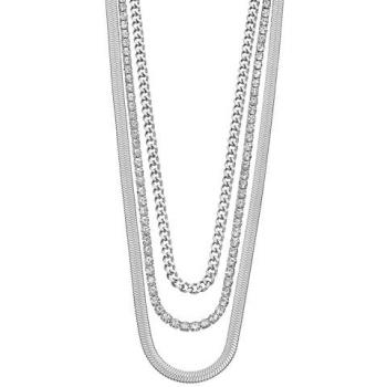 Collar Lotus Style Urban Woman LS2342-1/1 Acero Inoxidable 316L, acabado brillo, longitud de 500.00 mm, para mujer