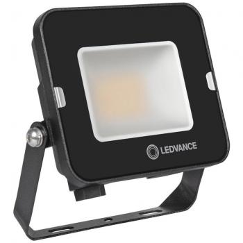 Proyector LED Compacto Negro 20W 1800lm Luz Cálida IP65 Simétrico