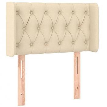 Cabecero LED Tapizado en Tela Crema 83x16x78/88 cm