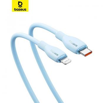 Cable de carga rápida Baseus Pudding Series USB-C a Lightning 20W 1.2m blanco