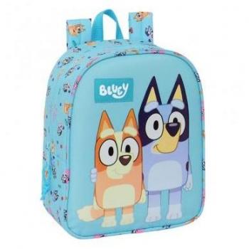 Mochila Guardería Adaptable a Carro Bluey 10x22x27 Cms