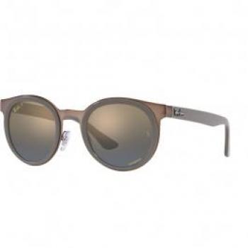 Ray-Ban Bonnie RB3710 Asian Fit Polarized Men's Sunglasses Brown 50mm