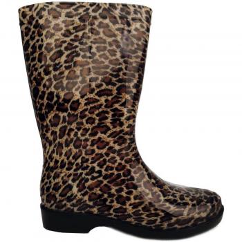 Botas de Mujer MEIVA LIONS BLACK - Bota Mujer Meiva Lions - Estampado Animal Print - Suela Antideslizante - Alta Calidad
