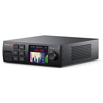 Blackmagic Web Presenter 4K - Transmisor de Vídeo, Mezclador de Video 4K, compatibilidad con streaming en vivo, soporte para USB-C y HDMI, resolución hasta 2160p30, compresión H