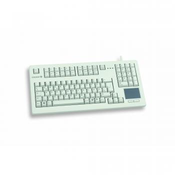 Teclado USB CHERRY TouchBoard G80-11900 con Touchpad, QWERTY Inglés, Gris Claro