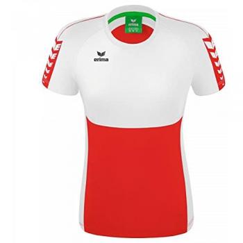 Erima Women's Short Sleeve Six Wings T-Shirt - Pink and Red Options