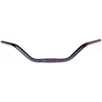 Manillar Ergotec Cruiser de Aluminio 25,4 mm, 180 mm de Longitud, Color Negro Eloxido