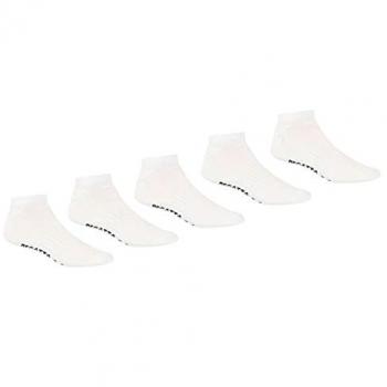 Regatta 5 Pack Trainer Socks - White, Size UK 9-12, Unisex, Durable Comfort Cotton