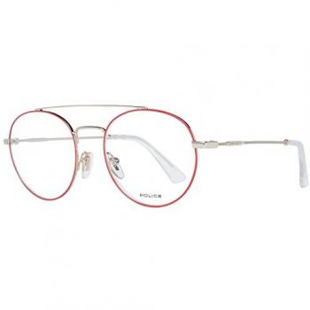 Police PL728 Men's Glasses Frame, Red, One Size