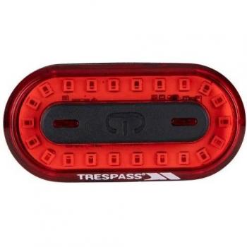 Luz Trasera para Bici Trespass Serv - Luz LED de alta visibilidad, resistente al agua, fácil de instalar, múltiples modos de parpadeo, batería recargable