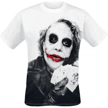 Batman Joker Poker Camiseta Blanco XL