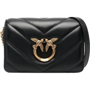 PINKO Mini Love Click Bag Black Cross Body Bag ONE SIZE