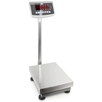 Balanza de plataforma Kern EFC 30K-3L, capacidad de 30 kg, resolución de 10 g, dimensiones de 400 x 500 x 120 mm, función de conteo de piezas y puerto RS232