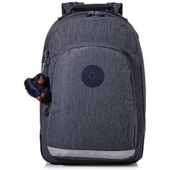 Kipling CLASS ROOM, Mochila Grande con Protección para Portátil 15, Impermeable43 cm, 28 L, 0.89 kg, Azul