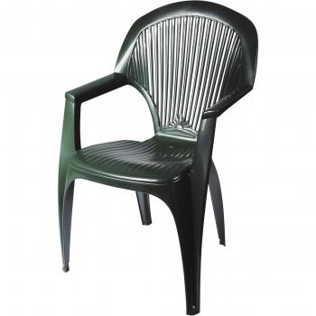 Garden Life 8301V Monobloc con Respaldo Alto, Verde, 44x45x87.5 cm