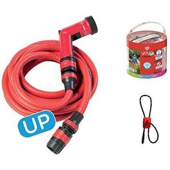 Tubo Extensible para Jardín de 15m con Lanza Multi-Chorro y 2 Raccords