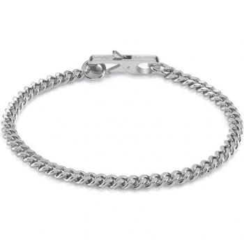 Guess My Chains Pulsera de Acero Plateado