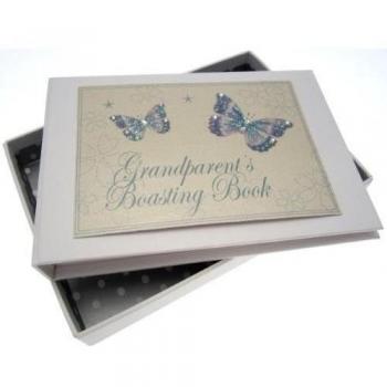 White Cotton Cards - Álbum de fotos del bebé para los abuelos