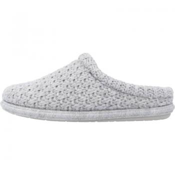 Toni Pons Mujer Zapatillas de Casa Abiertas Modelo Domi Gris, Tejido con Suela Antideslizante