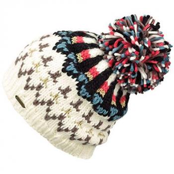 DAKINE Mütze Tara - Gorro de esquí para mujer, color crema, talla Talla única