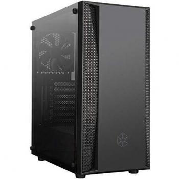 SilverStone Technology 22116 SST-FAB1-G - Estuche para Computadora de Juego Fara Tower ATX, Diseño Elegante, Panel Lateral de Vidrio Templado