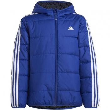 Adidas Kids' Essentials 3-Stripes Padded Jacket - Semi Lucid Blue / White