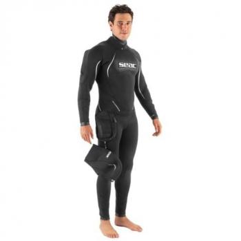 Traje Semiseco Space 7 Mm Negro Hombre Adulto Seacsub