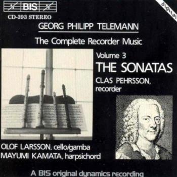 Telemann;Cmplt Recorder M.3
