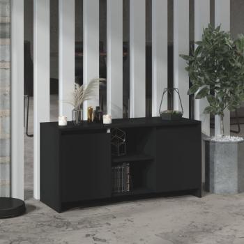 Soporte de TV negro 102x37,5x52,5 cm en conglomerado
