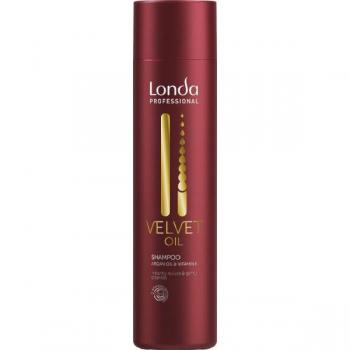 Londa Professional Champú Aceite Terciopelo 250 ml - Champú para el cuidado del cabello con aceite de terciopelo, formulación nutritiva, ideal para cabellos secos y dañados, proporciona suavidad y brillo