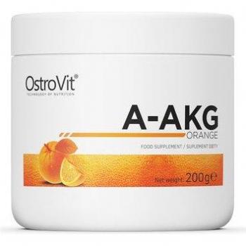 OstroVit Arginina Polvo Naranja 210g - Suplemento de Arginina para Rendimiento Físico, Sabor Naranja, 210 gramos