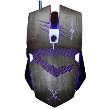 Foxxray FXR-BMP-25 - Ratón de 2400 DPI gaming + alfombrilla, color negro