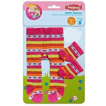 Heless 760 - Medias con Calcetines para muñecas,, Talla 28-35 cm