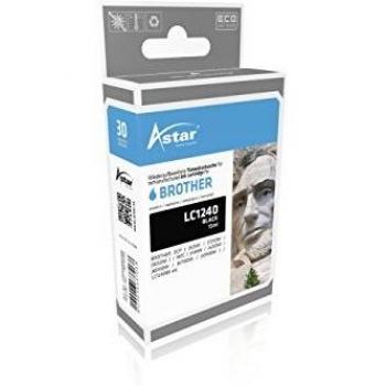 Cartucho de tinta negro Astar compatible con Brother LC1240BK, 600 páginas, 13.9ml