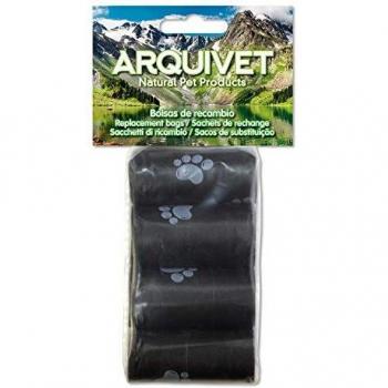Arquivet Bolsas de recambio - excrementos de perros - 4 rollos x 15 bolsas